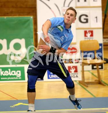 Badminton Bundesliga. ASKOE Kelag Kaernten gegen Moedling. Dominik Trojan. Klagenfurt, 9.11.2013.
Foto: Kuess
---
pressefotos, pressefotografie, kuess, qs, qspictures, sport, bild, bilder, bilddatenbank