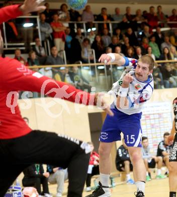 Handball HLA. SC Ferlach gegen Bregenz. Fabian Posch (Ferlach). Ferlach, 9.11.2013.
Foto: Kuess
---
pressefotos, pressefotografie, kuess, qs, qspictures, sport, bild, bilder, bilddatenbank