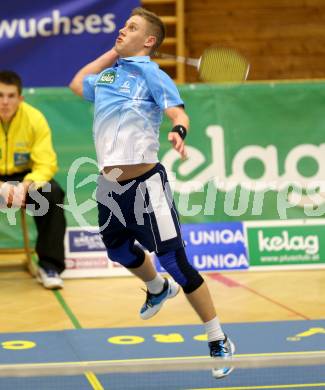 Badminton Bundesliga. ASKOE Kelag Kaernten gegen Moedling. Dominik Trojan. Klagenfurt, 9.11.2013.
Foto: Kuess
---
pressefotos, pressefotografie, kuess, qs, qspictures, sport, bild, bilder, bilddatenbank