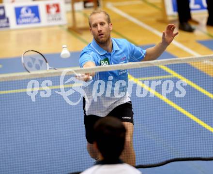 Badminton Bundesliga. ASKOE Kelag Kaernten gegen Moedling. Michael Trojan. Klagenfurt, 9.11.2013.
Foto: Kuess
---
pressefotos, pressefotografie, kuess, qs, qspictures, sport, bild, bilder, bilddatenbank