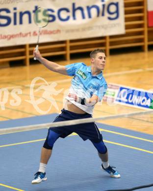 Badminton Bundesliga. ASKOE Kelag Kaernten gegen Moedling. Dominik Trojan. Klagenfurt, 9.11.2013.
Foto: Kuess
---
pressefotos, pressefotografie, kuess, qs, qspictures, sport, bild, bilder, bilddatenbank