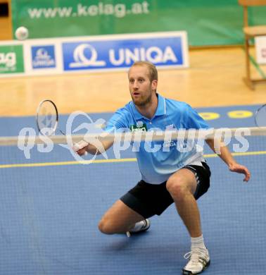 Badminton Bundesliga. ASKOE Kelag Kaernten gegen Moedling. Michael Trojan. Klagenfurt, 9.11.2013.
Foto: Kuess
---
pressefotos, pressefotografie, kuess, qs, qspictures, sport, bild, bilder, bilddatenbank