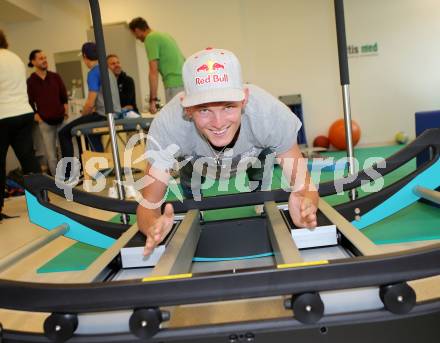 Schi Nordisch. Schispringen, Nordische Kombination. Pressekonferenz.  Thomas Morgenstern. OESV. Klagenfurt, 11.11.2013.
Foto: Kuess
---
pressefotos, pressefotografie, kuess, qs, qspictures, sport, bild, bilder, bilddatenbank