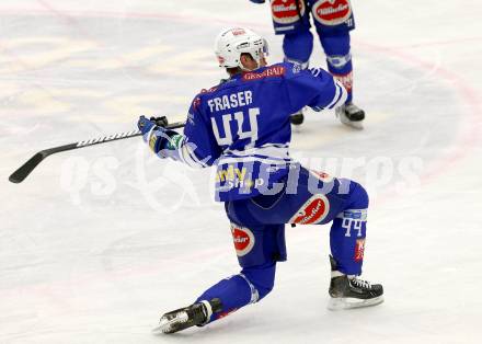 EBEL. Eishockey Bundesliga. EC VSV gegen Dornbirner Eishockey Club.  Torjubel Curtis Fraser (VSV). Villach, am 13.11.2013.
Foto: Kuess 


---
pressefotos, pressefotografie, kuess, qs, qspictures, sport, bild, bilder, bilddatenbank