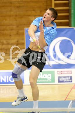 Badminton Bundesliga. ASKOE Kelag Kaernten gegen Moedling. Paul Demmelmayer. Klagenfurt, 9.11.2013.
Foto: Kuess
---
pressefotos, pressefotografie, kuess, qs, qspictures, sport, bild, bilder, bilddatenbank