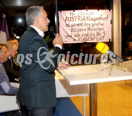 Fussball Regionalliga. Informationsveranstaltung die Zukunft der SK Austria Klagenfurt.  Stadtrat Juergen Pfeiler. Klagenfurt, am 21.11.2013.
Foto: Kuess
---
pressefotos, pressefotografie, kuess, qs, qspictures, sport, bild, bilder, bilddatenbank