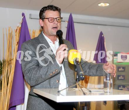 Fussball Regionalliga. Informationsveranstaltung die Zukunft der SK Austria Klagenfurt.   Buergermeister Christian Scheider. Klagenfurt, am 21.11.2013.
Foto: Kuess
---
pressefotos, pressefotografie, kuess, qs, qspictures, sport, bild, bilder, bilddatenbank