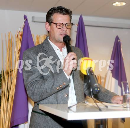 Fussball Regionalliga. Informationsveranstaltung die Zukunft der SK Austria Klagenfurt.   Buergermeister Christian Scheider. Klagenfurt, am 21.11.2013.
Foto: Kuess
---
pressefotos, pressefotografie, kuess, qs, qspictures, sport, bild, bilder, bilddatenbank