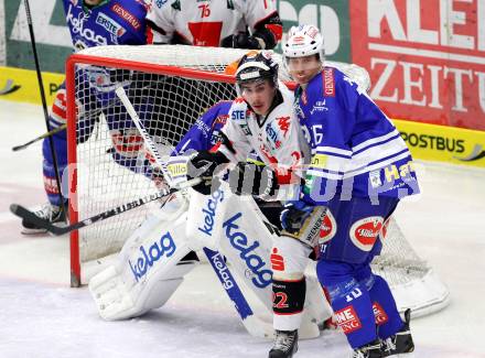 EBEL. Eishockey Bundesliga. EC VSV gegen HC TWK Innsbruck. Daniel Nageler, (VSV), Christoph Hoertnagl  (Innsbruck). Villach, am 22.11.2013.
Foto: Kuess 


---
pressefotos, pressefotografie, kuess, qs, qspictures, sport, bild, bilder, bilddatenbank