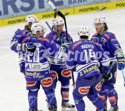 EBEL. Eishockey Bundesliga. EC VSV gegen HC TWK Innsbruck.  torjubel   (VSV). Villach, am 22.11.2013.
Foto: Kuess 


---
pressefotos, pressefotografie, kuess, qs, qspictures, sport, bild, bilder, bilddatenbank