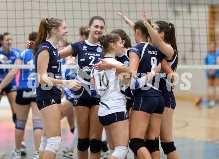 WVL. Women Volleyball League. Frauen Bundesliga. ATSC Wildcats gegen UVF Melk. Jubel (Wildcats). Klagenfurt, 23.11.2013.
Foto: Kuess
---
pressefotos, pressefotografie, kuess, qs, qspictures, sport, bild, bilder, bilddatenbank