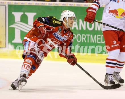 EBEL. Eishockey Bundesliga. KAC gegen EC Red Bull Salzburg. Patrick Berr (KAC). Klagenfurt, am 22.11.2013
Foto: Kuess 

---
pressefotos, pressefotografie, kuess, qs, qspictures, sport, bild, bilder, bilddatenbank