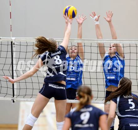 WVL. Women Volleyball League. Frauen Bundesliga. ATSC Wildcats gegen UVF Melk. Katharina Jusufi, Judith Netz (Melk). Klagenfurt, 23.11.2013.
Foto: Kuess
---
pressefotos, pressefotografie, kuess, qs, qspictures, sport, bild, bilder, bilddatenbank