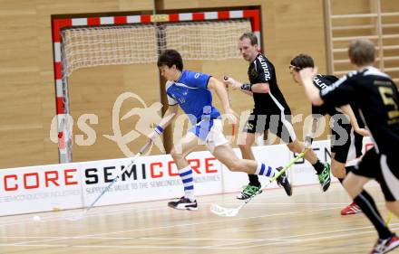 Floorball Bundesliga. VSV Unihockey gegen TVZ Wikings Zell am See. Thomas Seebacher (VSV). Villach, am 24.11.2013.
Foto: Kuess
---
pressefotos, pressefotografie, kuess, qs, qspictures, sport, bild, bilder, bilddatenbank