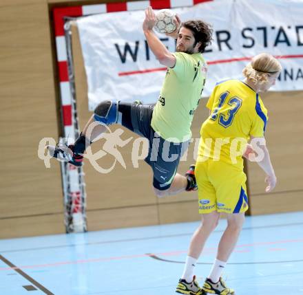 Handball Bundesliga. HC Kaernten gegen UHC Hollabrunn. Josef Sourek (HCK). Viktring, am 30.11.2013.
Foto: Kuess
---
pressefotos, pressefotografie, kuess, qs, qspictures, sport, bild, bilder, bilddatenbank