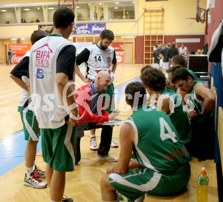 Basketball 2. Bundesliga. Woerthersee Piraten gegen BK Mattersburg Rocks. Trainer Mike Coffin (Mattersburg). Klagenfurt, am 30.11.2013.
Foto: Kuess
---
pressefotos, pressefotografie, kuess, qs, qspictures, sport, bild, bilder, bilddatenbank