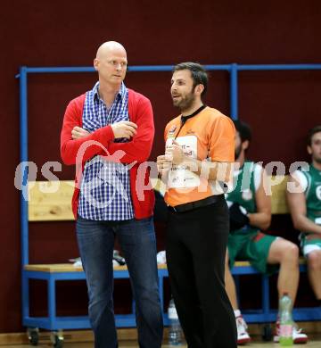 Basketball 2. Bundesliga. Woerthersee Piraten gegen BK Mattersburg Rocks. Trainer Mike Coffin (Mattersburg), Schiedsrichter. Klagenfurt, am 30.11.2013.
Foto: Kuess
---
pressefotos, pressefotografie, kuess, qs, qspictures, sport, bild, bilder, bilddatenbank