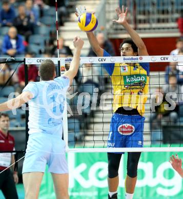 Volleyball Champions League. SK Posijilnica Aich/Dob gegen Zenit Kazan. Valdir Sequeira (Aich/Dob). Klagenfurt, am 3.12.2013.
Foto: Kuess
---
pressefotos, pressefotografie, kuess, qs, qspictures, sport, bild, bilder, bilddatenbank