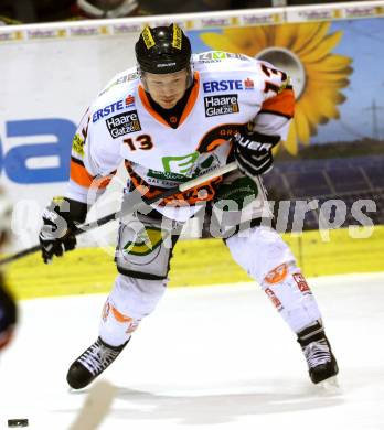 EBEL. Eishockey Bundesliga. KAC gegen Moser Medical Graz 99ers.  Olivier Labelle (Graz). Klagenfurt, am 1.12.2013
Foto: Kuess 

---
pressefotos, pressefotografie, kuess, qs, qspictures, sport, bild, bilder, bilddatenbank