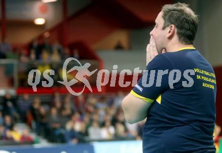 Volleyball Champions League. SK Posijilnica Aich/Dob gegen Zenit Kazan. Manager Martin Micheu (Aich/Dob). Klagenfurt, am 3.12.2013.
Foto: Kuess
---
pressefotos, pressefotografie, kuess, qs, qspictures, sport, bild, bilder, bilddatenbank