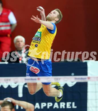 Volleyball Champions League. SK Posijilnica Aich/Dob gegen Zenit Kazan. Peter Wohlfahrtstaetter (Aich/Dob). Klagenfurt, am 3.12.2013.
Foto: Kuess
---
pressefotos, pressefotografie, kuess, qs, qspictures, sport, bild, bilder, bilddatenbank