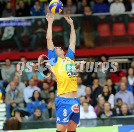 Volleyball Champions League. SK Posijilnica Aich/Dob gegen Zenit Kazan. Rok Satler (Aich/Dob). Klagenfurt, am 3.12.2013.
Foto: Kuess
---
pressefotos, pressefotografie, kuess, qs, qspictures, sport, bild, bilder, bilddatenbank