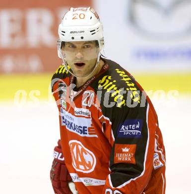 EBEL. Eishockey Bundesliga. KAC gegen Moser Medical Graz 99ers. John Lammers (KAC). Klagenfurt, am 1.12.2013
Foto: Kuess 

---
pressefotos, pressefotografie, kuess, qs, qspictures, sport, bild, bilder, bilddatenbank