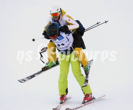 Schi Alpin. 60. Geburtstag von Franz Klammer. Legendenschirennen.  Armin Assinger, Elisabeth Kirchler. Bad Kleinkirchheim, am 7.12.2013.
Foto: Kuess
---
pressefotos, pressefotografie, kuess, qs, qspictures, sport, bild, bilder, bilddatenbank