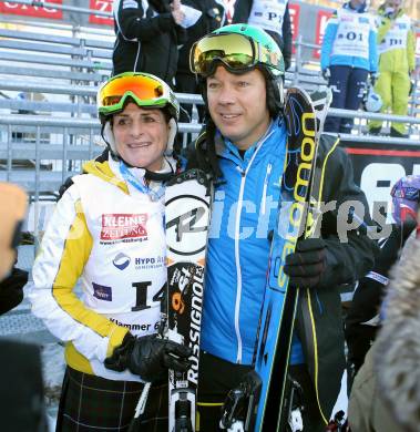 Schi Alpin. 60. Geburtstag von Franz Klammer. Legendenschirennen. Elisabeth Kirchler, Fritz Strobl. Bad Kleinkirchheim, am 7.12.2013.
Foto: Kuess
---
pressefotos, pressefotografie, kuess, qs, qspictures, sport, bild, bilder, bilddatenbank