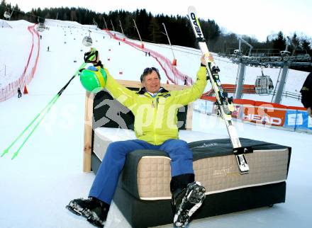 Schi Alpin. 60. Geburtstag von Franz Klammer. Legendenschirennen.  Franz Klammer. Bad Kleinkirchheim, am 7.12.2013.
Foto: Kuess
---
pressefotos, pressefotografie, kuess, qs, qspictures, sport, bild, bilder, bilddatenbank