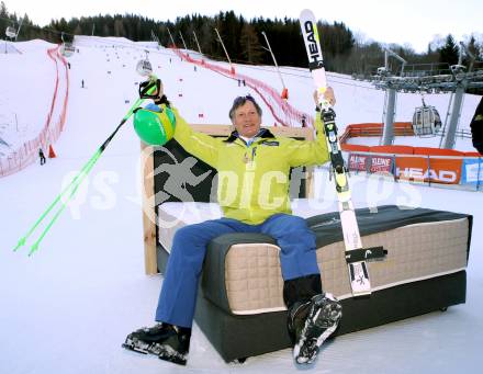 Schi Alpin. 60. Geburtstag von Franz Klammer. Legendenschirennen.  Franz Klammer. Bad Kleinkirchheim, am 7.12.2013.
Foto: Kuess
---
pressefotos, pressefotografie, kuess, qs, qspictures, sport, bild, bilder, bilddatenbank