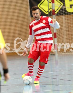 Futsal Bundesliga. Futsal Klagenfurt gegen Stella Rosa Tipp3 Wien.  Nikola Andrijevic (Klagenfurt). Klagenfurt, am 7.12.2013.
Foto: Kuess
---
pressefotos, pressefotografie, kuess, qs, qspictures, sport, bild, bilder, bilddatenbank