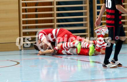 Futsal Bundesliga. Futsal Klagenfurt gegen Stella Rosa Tipp3 Wien. Torjubel Klagenfurt. Klagenfurt, am 7.12.2013.
Foto: Kuess
---
pressefotos, pressefotografie, kuess, qs, qspictures, sport, bild, bilder, bilddatenbank