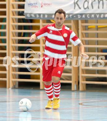 Futsal Bundesliga. Futsal Klagenfurt gegen Stella Rosa Tipp3 Wien.  Marko Petricevic (Klagenfurt). Klagenfurt, am 7.12.2013.
Foto: Kuess
---
pressefotos, pressefotografie, kuess, qs, qspictures, sport, bild, bilder, bilddatenbank