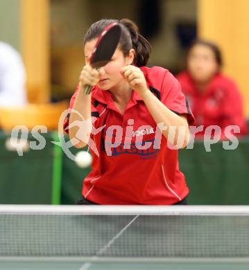 Tischtennis. Bundesliga. TTC Villacher.  Levgeniya Vasilieva. Villach, 13.12.2013.
Foto: Kuess
---
pressefotos, pressefotografie, kuess, qs, qspictures, sport, bild, bilder, bilddatenbank