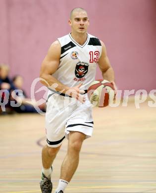 Basketball 2. Bundesliga. ASKOE Villach Raiders gegen Basket Flames WAT Wien. Gasper Jeromen (Villach). Villach, am 14.12.2013.
Foto: Kuess
---
pressefotos, pressefotografie, kuess, qs, qspictures, sport, bild, bilder, bilddatenbank