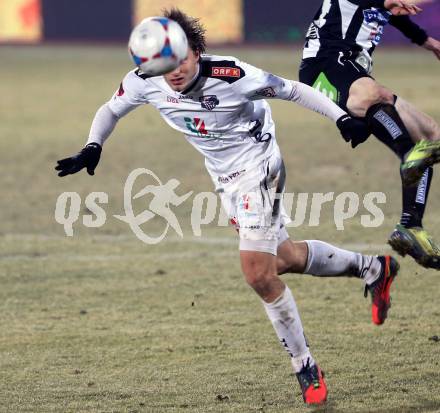 Fussball Bundesliga. RZ Pellets WAC gegen SK Puntigamer Sturm Graz.. Dario Baldauf (WAC). Wolfsberg, 11.12.2013.
Foto: Kuess

---
pressefotos, pressefotografie, kuess, qs, qspictures, sport, bild, bilder, bilddatenbank