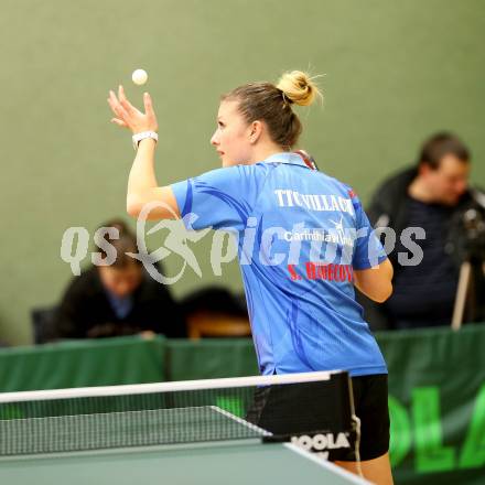 Tischtennis. Bundesliga. TTC Villacher.  HUDEVOCA Sonja. Villach, 13.12.2013.
Foto: Kuess
---
pressefotos, pressefotografie, kuess, qs, qspictures, sport, bild, bilder, bilddatenbank