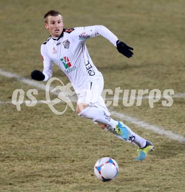 Fussball Bundesliga. RZ Pellets WAC gegen SK Puntigamer Sturm Graz.. Manuel Kerhe (WAC). Wolfsberg, 11.12.2013.
Foto: Kuess

---
pressefotos, pressefotografie, kuess, qs, qspictures, sport, bild, bilder, bilddatenbank