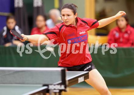 Tischtennis. Bundesliga. TTC Villacher.  Levgeniya Vasilieva. Villach, 13.12.2013.
Foto: Kuess
---
pressefotos, pressefotografie, kuess, qs, qspictures, sport, bild, bilder, bilddatenbank