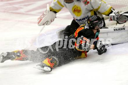 Eishockey Kaerntner Liga, Division I. Create Sports Carinthian Team gegen EC SV Spittal. Paul Spittau (Spittal). Villach, am 14.12.2013.
Foto: Kuess
---
pressefotos, pressefotografie, kuess, qs, qspictures, sport, bild, bilder, bilddatenbank