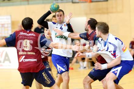 Handball Bundesliga. HLA. SC Ferlach gegen UNION Juri Leoben. David Kovac (Ferlach). Ferlach, 15.12.2013.
Foto: Kuess
---
pressefotos, pressefotografie, kuess, qs, qspictures, sport, bild, bilder, bilddatenbank