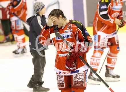 EBEL. Eishockey Bundesliga. KAC gegen HDD TELEMACH Olimpija Ljubljana.  John Lammers (KAC). Klagenfurt, am 17.12.2013
Foto: Kuess 

---
pressefotos, pressefotografie, kuess, qs, qspictures, sport, bild, bilder, bilddatenbank