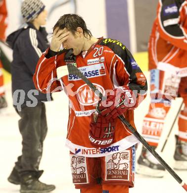 EBEL. Eishockey Bundesliga. KAC gegen HDD TELEMACH Olimpija Ljubljana.  John Lammers (KAC). Klagenfurt, am 17.12.2013
Foto: Kuess 

---
pressefotos, pressefotografie, kuess, qs, qspictures, sport, bild, bilder, bilddatenbank