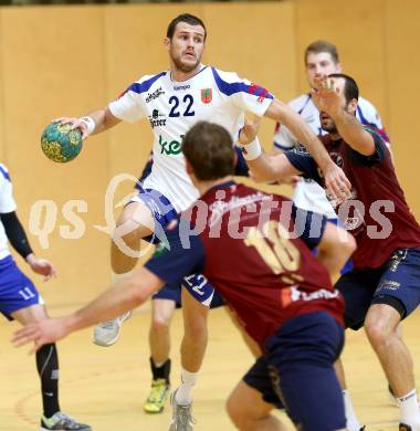 Handball Bundesliga. HLA. SC Ferlach gegen UNION Juri Leoben. Dean Pomorisac (Ferlach). Ferlach, 15.12.2013.
Foto: Kuess
---
pressefotos, pressefotografie, kuess, qs, qspictures, sport, bild, bilder, bilddatenbank