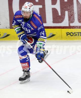 EBEL. Eishockey Bundesliga. EC VSV gegen SAPA Fehervar AV19. Markus Peintner (VSV). Villach, am 17.12.2013.
Foto: Kuess 


---
pressefotos, pressefotografie, kuess, qs, qspictures, sport, bild, bilder, bilddatenbank