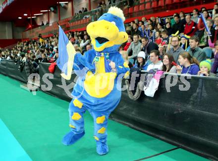 Volleyball Champions League. SK Posijilnica Aich/Dob gegen Novosibirsk. Maskottchen (Aich/Dob). Klagenfurt, am 18.12.2013.
Foto: Kuess
---
pressefotos, pressefotografie, kuess, qs, qspictures, sport, bild, bilder, bilddatenbank