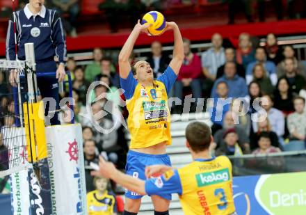 Volleyball Champions League. SK Posijilnica Aich/Dob gegen Novosibirsk. Rok Satler (Aich/Dob). Klagenfurt, am 18.12.2013.
Foto: Kuess
---
pressefotos, pressefotografie, kuess, qs, qspictures, sport, bild, bilder, bilddatenbank