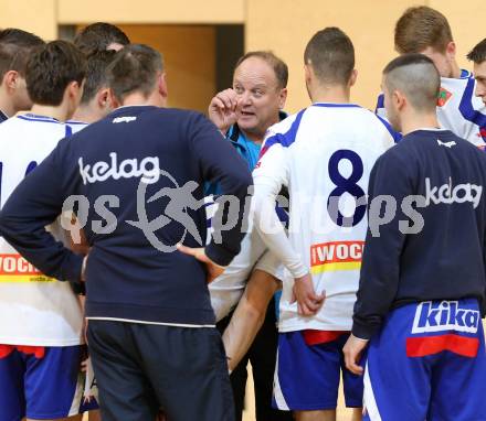 Handball Bundesliga. HLA. SC Ferlach gegen UNION Juri Leoben. Trainer Miso Toplak  (Ferlach). Ferlach, 15.12.2013.
Foto: Kuess
---
pressefotos, pressefotografie, kuess, qs, qspictures, sport, bild, bilder, bilddatenbank