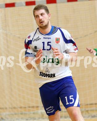 Handball Bundesliga. HLA. SC Ferlach gegen UNION Juri Leoben. Fabian Posch (Ferlach). Ferlach, 15.12.2013.
Foto: Kuess
---
pressefotos, pressefotografie, kuess, qs, qspictures, sport, bild, bilder, bilddatenbank